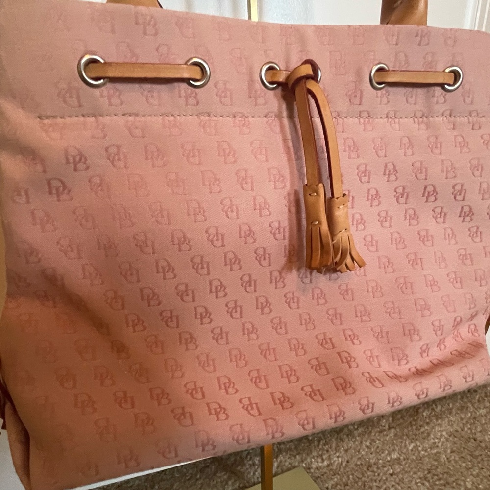 Dooney & Bourke Pink Monogram Tote - Picture 2 of 10